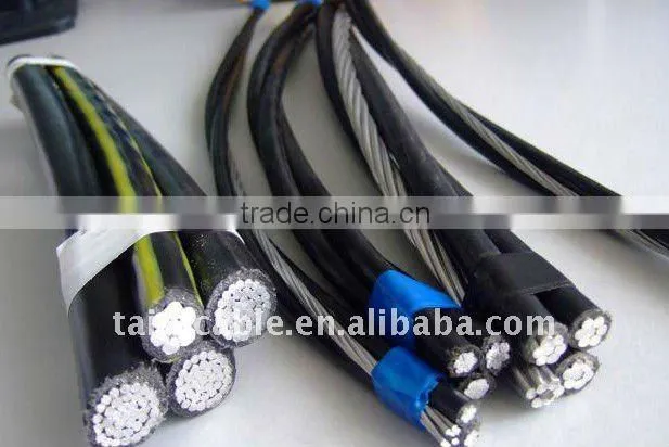 Overhead AAC AAAC ACSR Aluminum alloy XLPE/PE insulation ABC cable