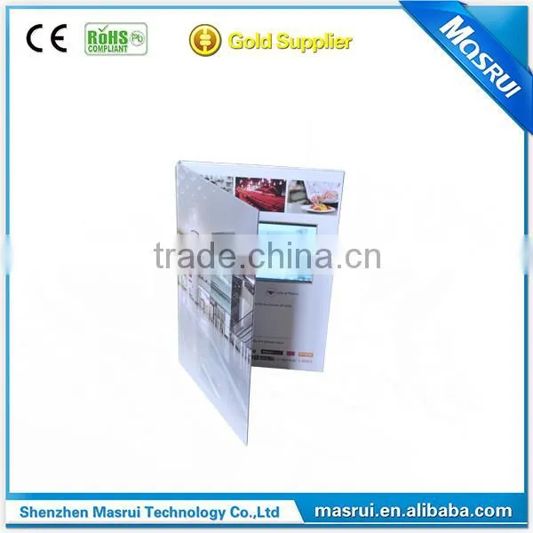 Paper Craft Product 1.8" 2.4" 2.8" 3.5"4.3 "5.0"7.0"10.1" Video brochure / Lcd greeting card / Video Greeting Card