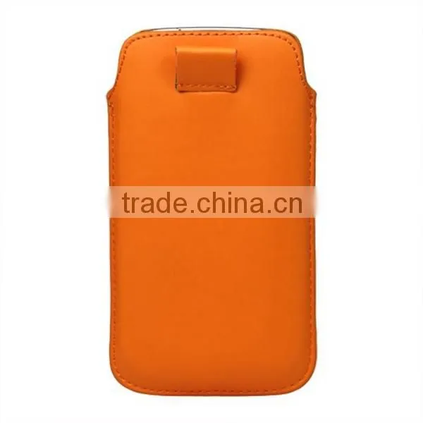 Pull Tab Leather Pouch Case for Apple iPhone 6
