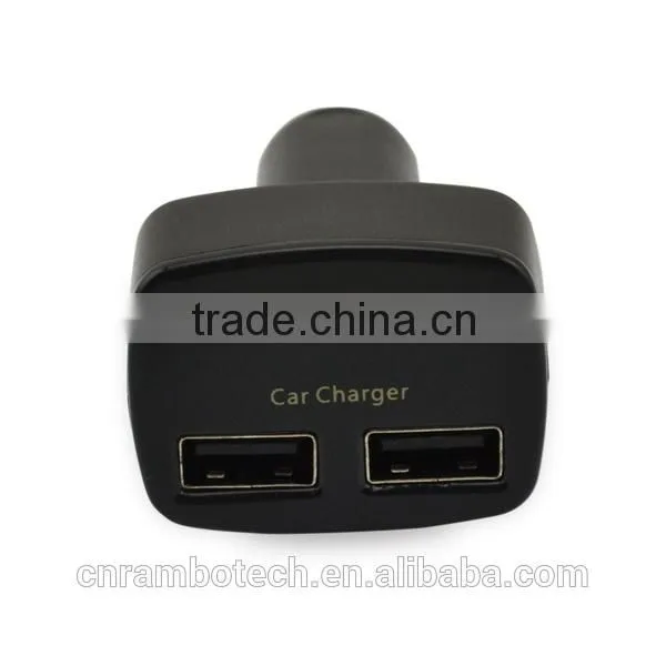 New high quality 4-1 function dual usb car charger with 3.1A output