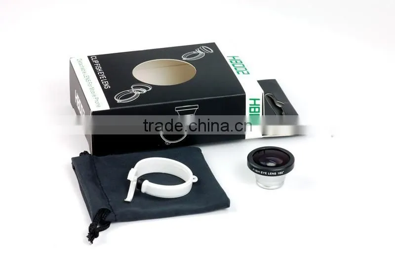 180 degree fisheye lens /Macro lens/ 0.67X Wide angle lens 3 in 1 lens for smart phone lenses