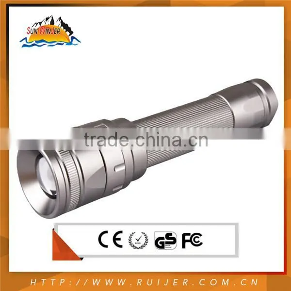 Powerful Zoomable Waterproof 10 Color Led Flashlight
