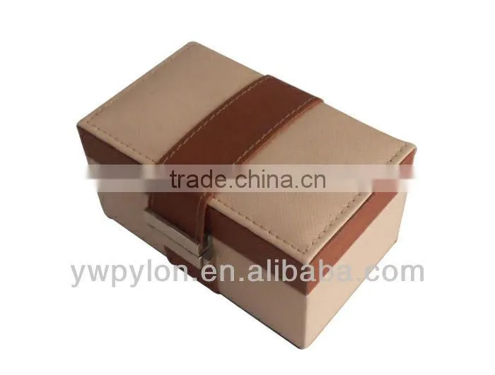 2015 new design PU Leather jewelry box professional manufacturer