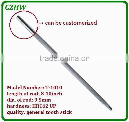 HRC 62+/-0.5 silk stripes sharpening steel kitchen accessory