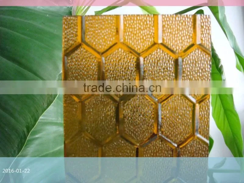 5 mm high quality pattern glass of shower room is the kitchen toilet partition optional can be customized a variety of design