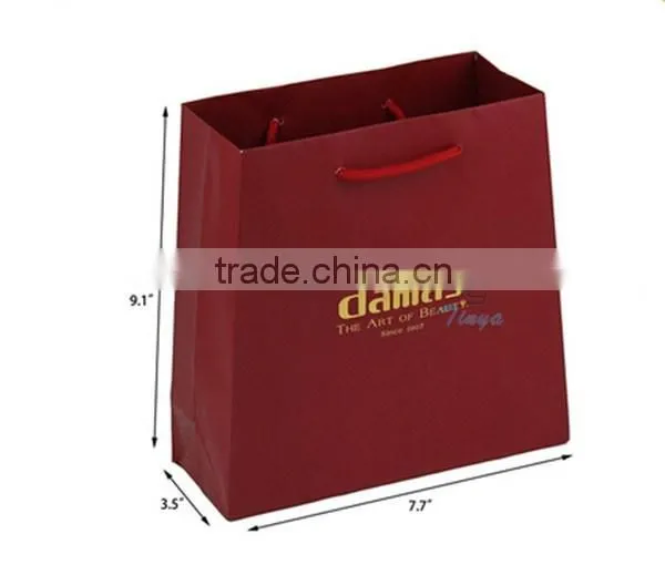 Direct Factory Machine Made Luxury custom paper bag