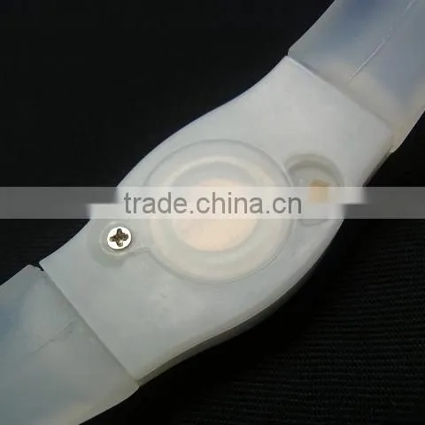 light up custom sound activated flashing led wristbands