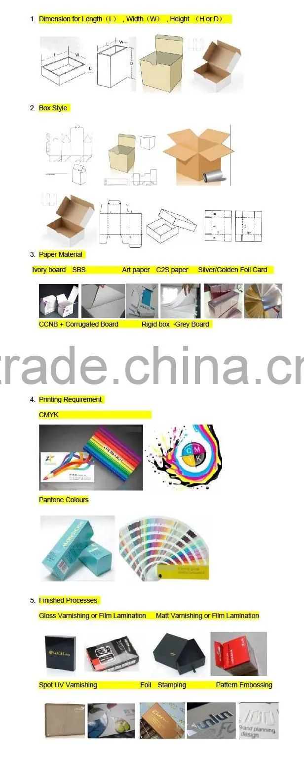 40 years' experiences to produce printed custom logo boxes in shanghai