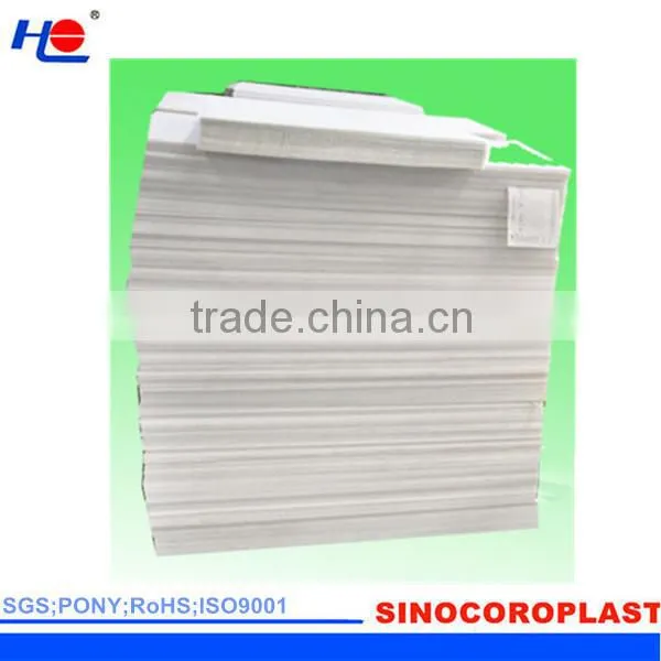 easy to clean and aging resistance plastic color flute board