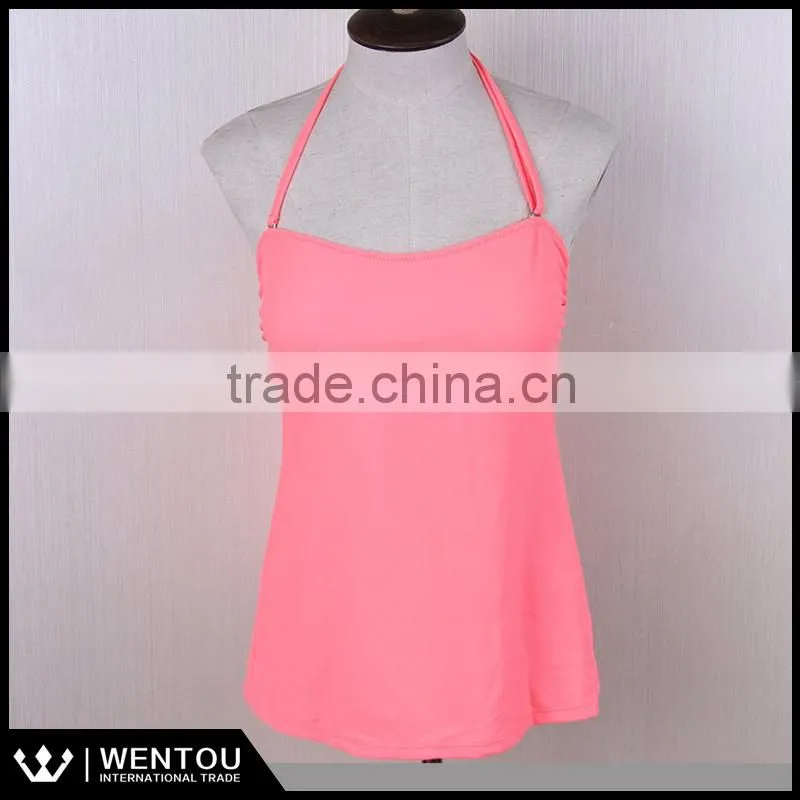 Women's Monogrammed Tankini Top