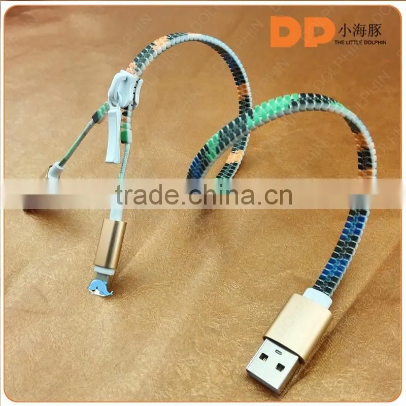 New Design 2 In 1 micro USB cable Charge and Sync USB Cable for mobile phones