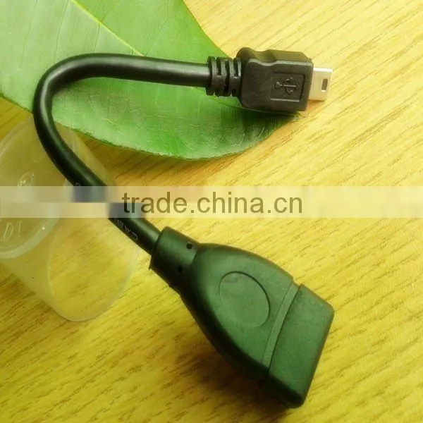 USB 2.0 otg cable with Mini usb speaker jack cable with