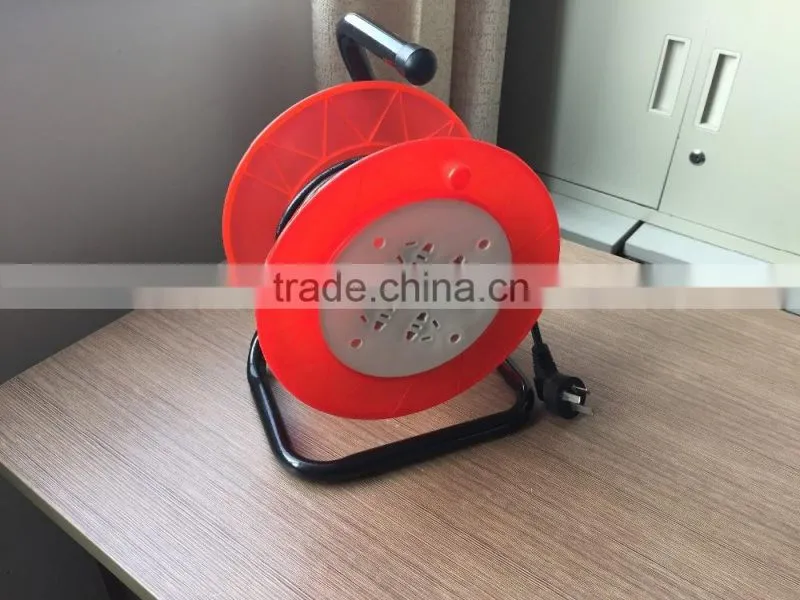 16A Chinese home use Cable Reel with cable RVV 3*1.0MM2*25M