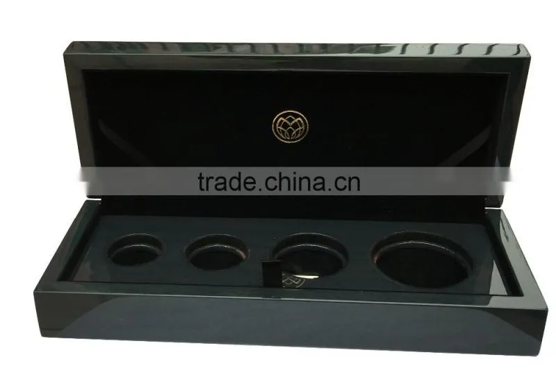 2017 New Design Rotation Wooden Coin Display and Presentation Case