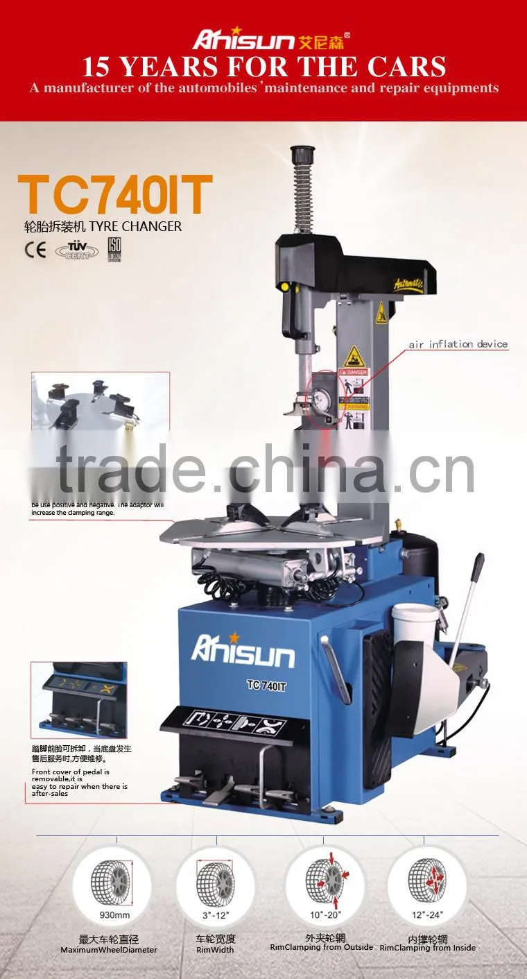 semi automatic tire changer car pneumatic tire changer