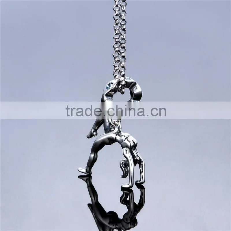 new jewelry dancing lady sterling silver dangle charms S007