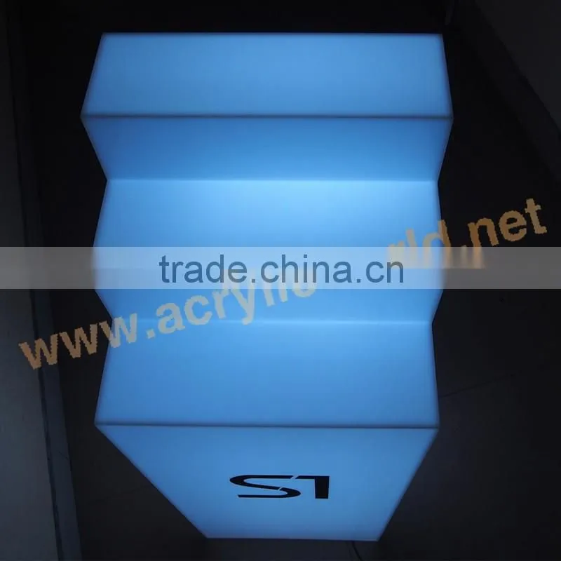 Lightbox big Display Plinth/Lightbox Plinths/Acrylic LED big display standee
