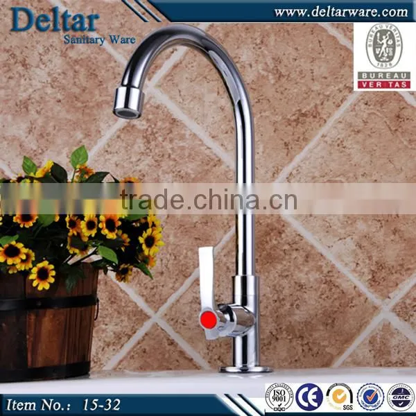 chromed plated waterfall basin mixer, single lever basin tap, copper material tap