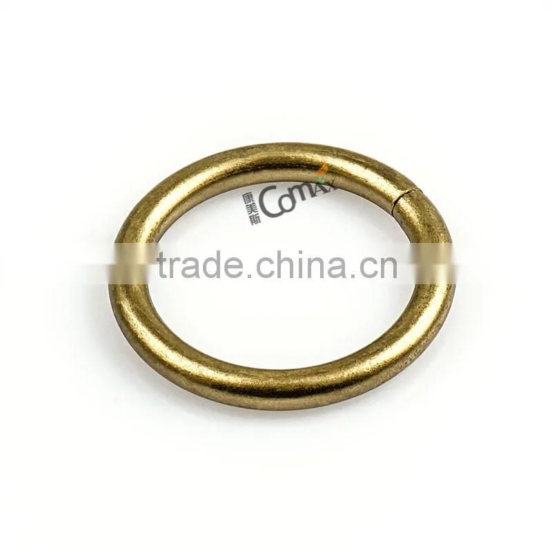 Rolling antique brass 41mm iron wire metal o ring