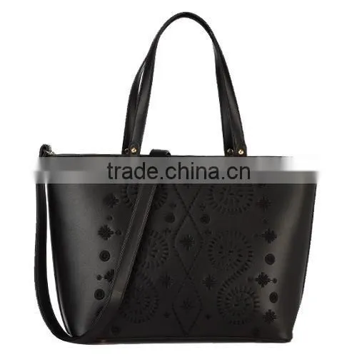 Fashion Ladies Embroideried Pu Handbag