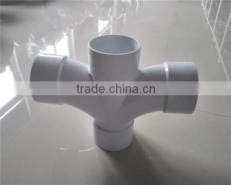 fitting mould PVC equal skew cross fitting mould 1 cavity