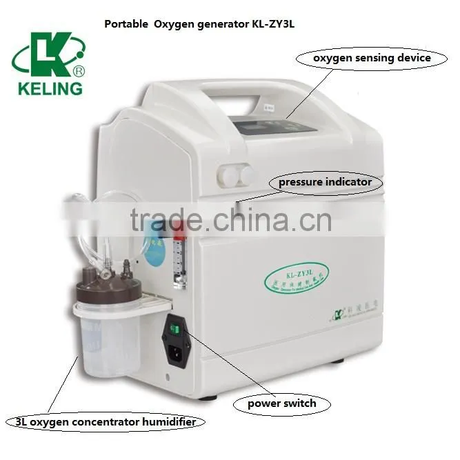 KL-ZY4L Surgical oxygen generator portable oxygen generator Freshed oxygen maker
