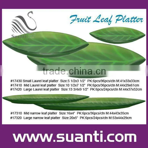 Polyresin Leaves Fruit plate series decorations