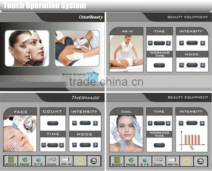 NEW 3 in 1 powerful microneedle fractional rf cavitation skin cooling machine