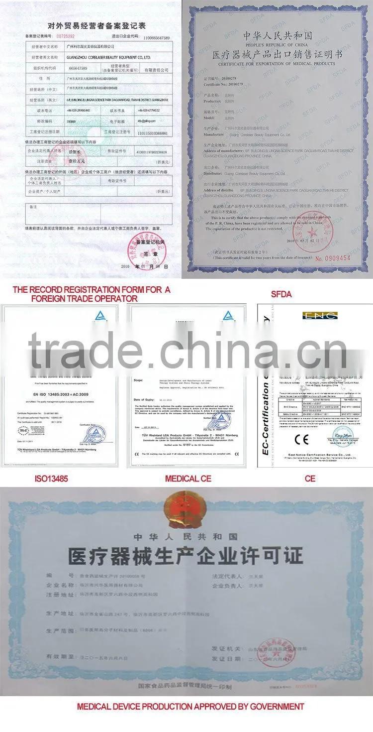 CE approved diamond microdermabrasion vacuum therapy