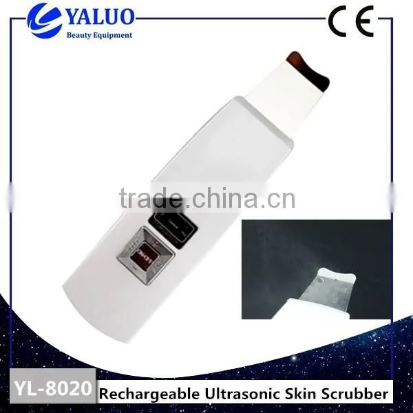Portable Rechargeable Ultrasonic Skin Scrubber Beauty Machine