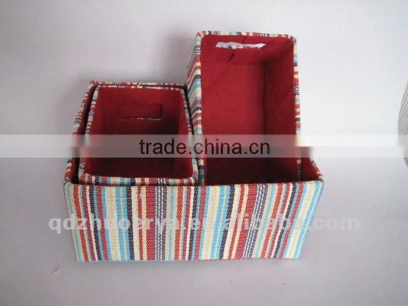 pink handmaded storage box for houseware