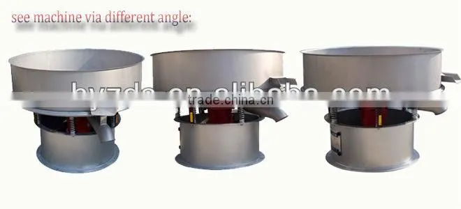 China 800mm diameter stainless steel vibrating mud screen