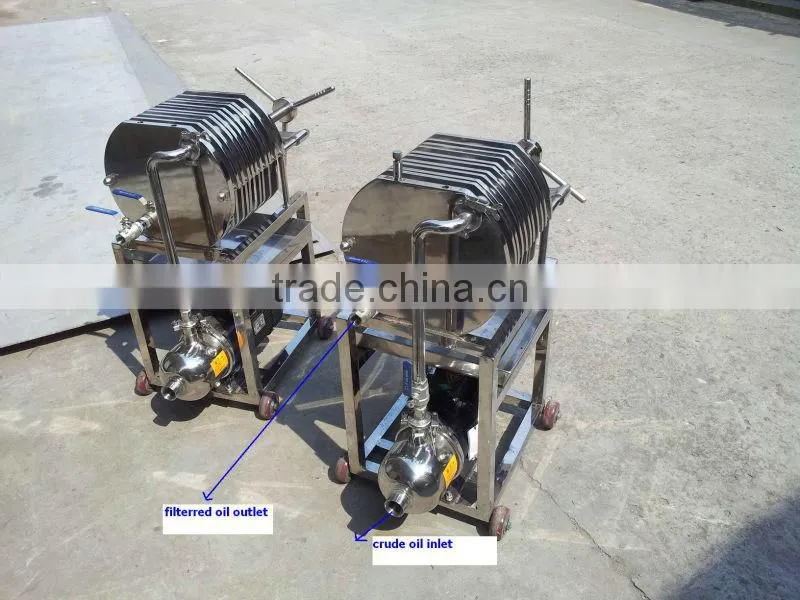 2016 Hot sale 304 stainless steel filter press FP-150