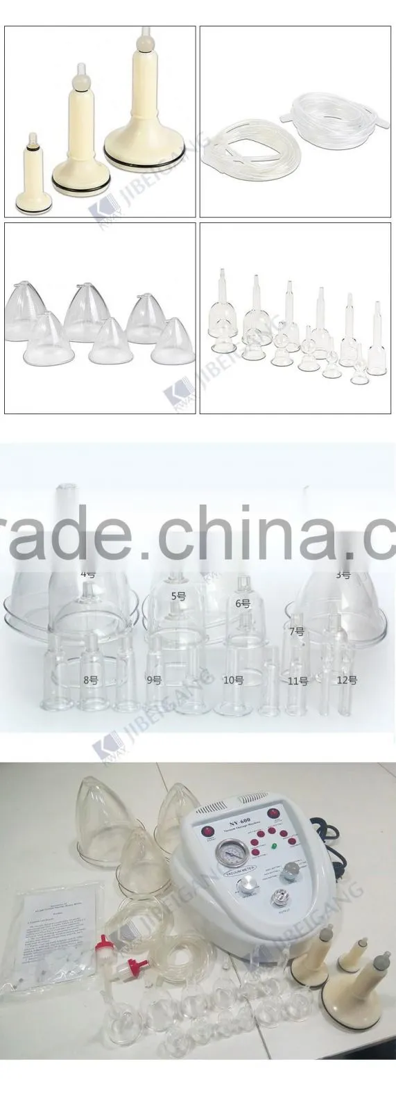 Home use add vaccum breast cupping massage breast care equipment