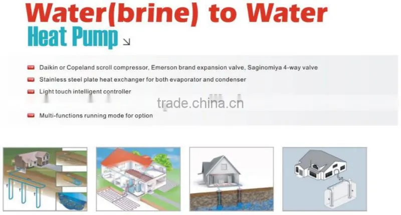 scroll compressor water source heat pump water heater