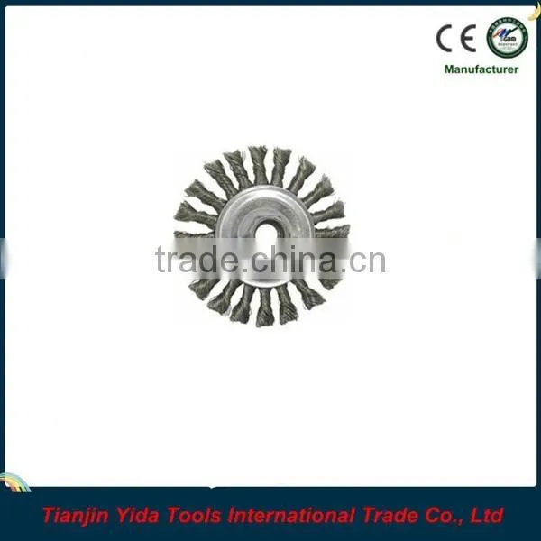 steel twist knot wire cup brush