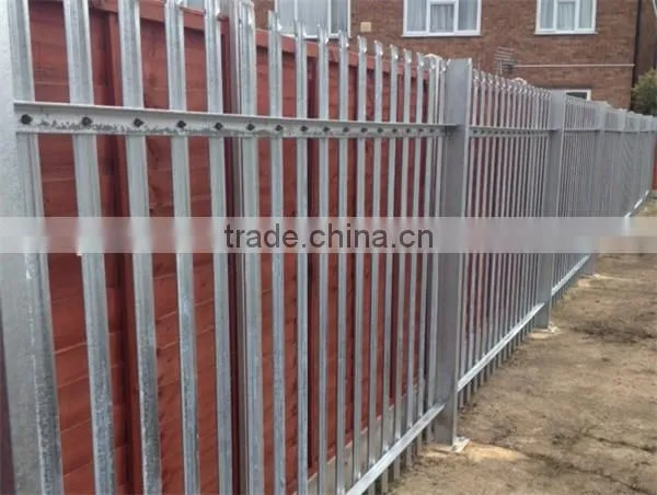 China top supplier Low carbon steel wire Palisade fence