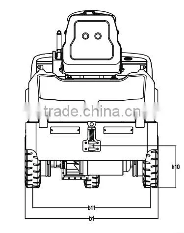 Farm 3T seat type electric tow tractor