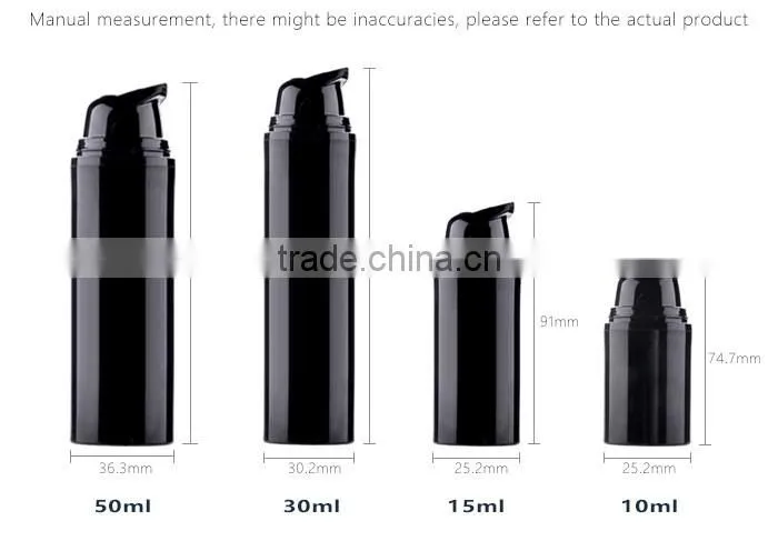 10ml 15ml 30ml 50ml Empty Airless Lotion Bottle