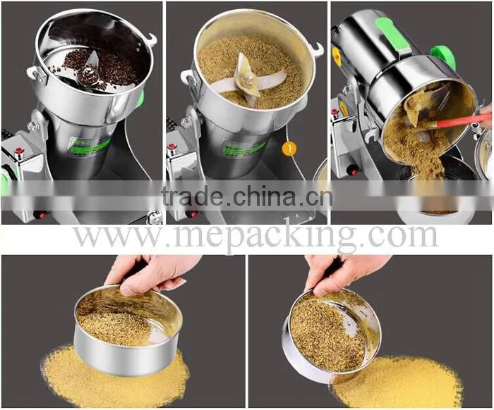 High quality!400g stainless steel medicine grinder mill household food grinder