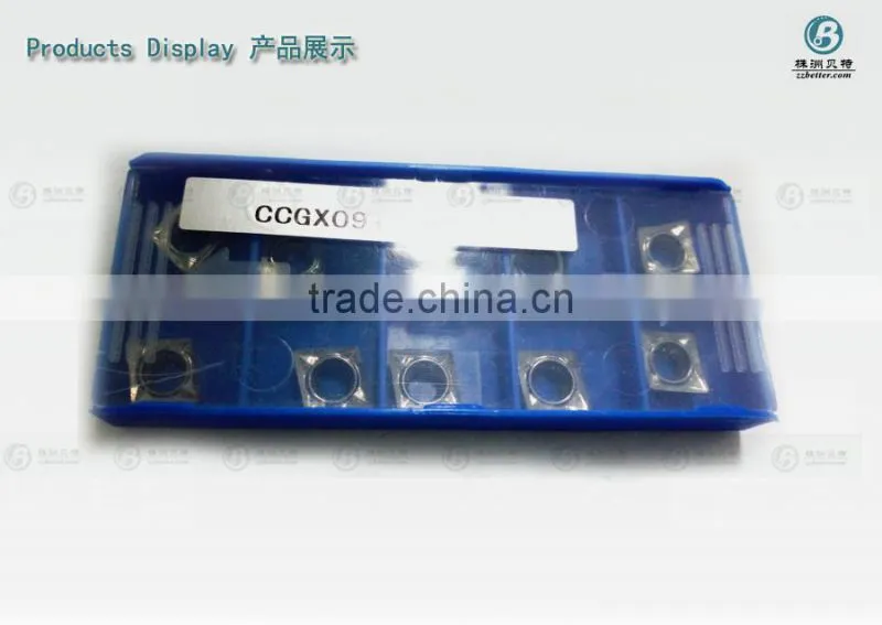 CCGX0603 inserts LH chipgroove for Aluminia only