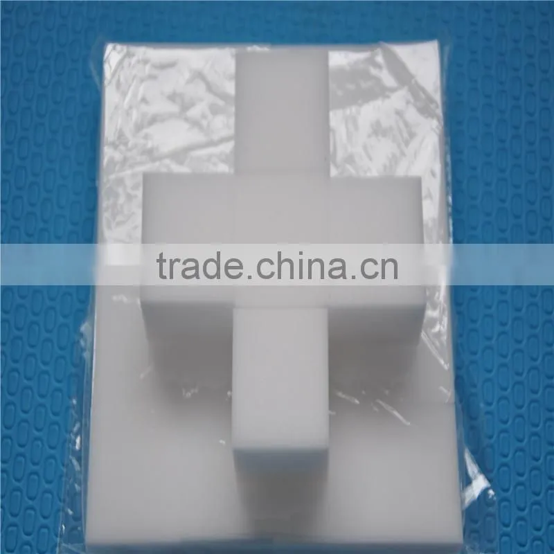 10x7x3cm pink / grey/white cleaning melamine sponge for Singapore