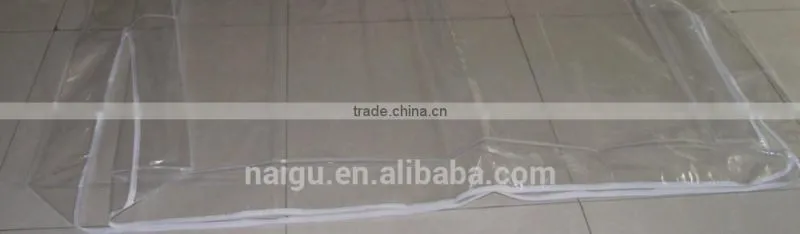 Hot sale super clear pvc Zipper bag