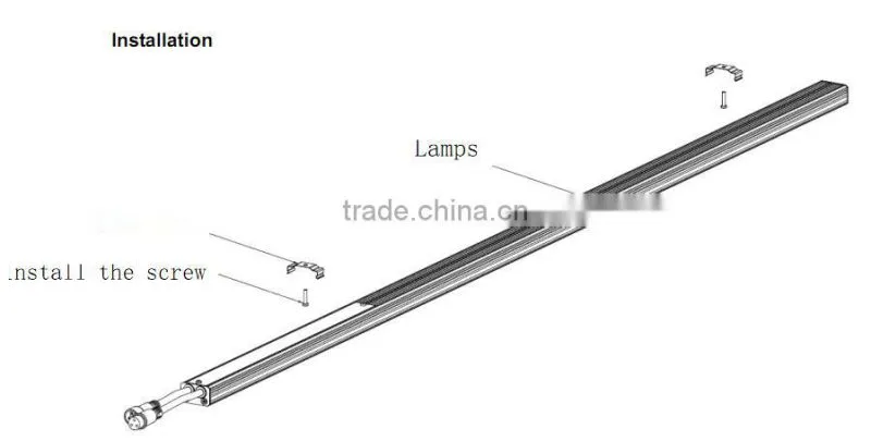 4ft 30W LED grow lights bar replacing t5 lowes fluorescent light fixtures