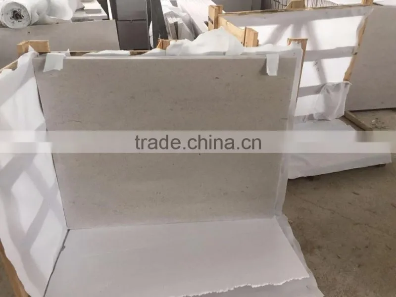 Cheap natural stone light grey limestone tiles