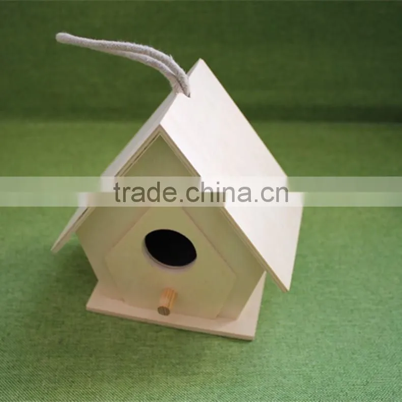 Cheap small wooden bird houses Arts and crafts bird house wicker bird houses with paulownia