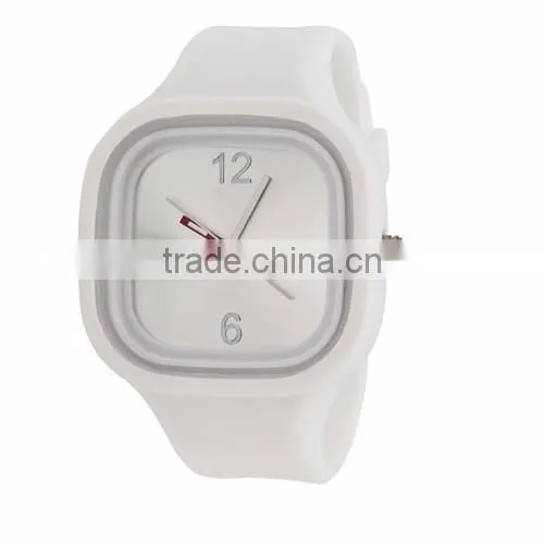 teenage fashion watch with changeable silicone strap