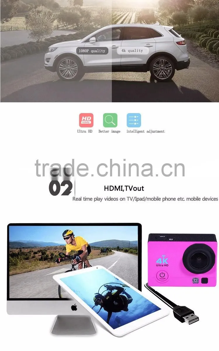 Wholesale Price HD Waterproof Active Sport Camera Recorder
