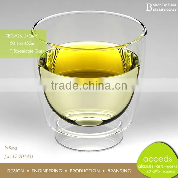 OEM/ODM Pyrex Casablanca Glass Tumbler