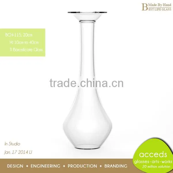 Beatiful Bar Decoration Tea Light Glass Candle Holder